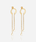 Boucles d'oreilles Nerja (Acier doré)