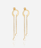 Boucles d'oreilles Nerja (Acier doré)