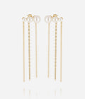 Boucles d'oreilles Tellus (Acier doré)