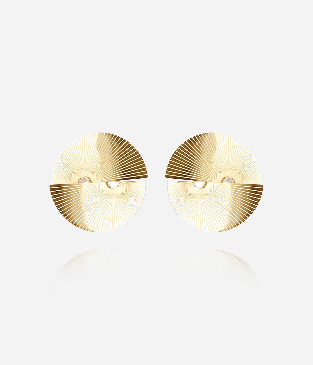 Boucles d'oreilles Neebla (Acier doré)