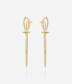 Boucles d'oreilles Erbajolo (Acier doré)