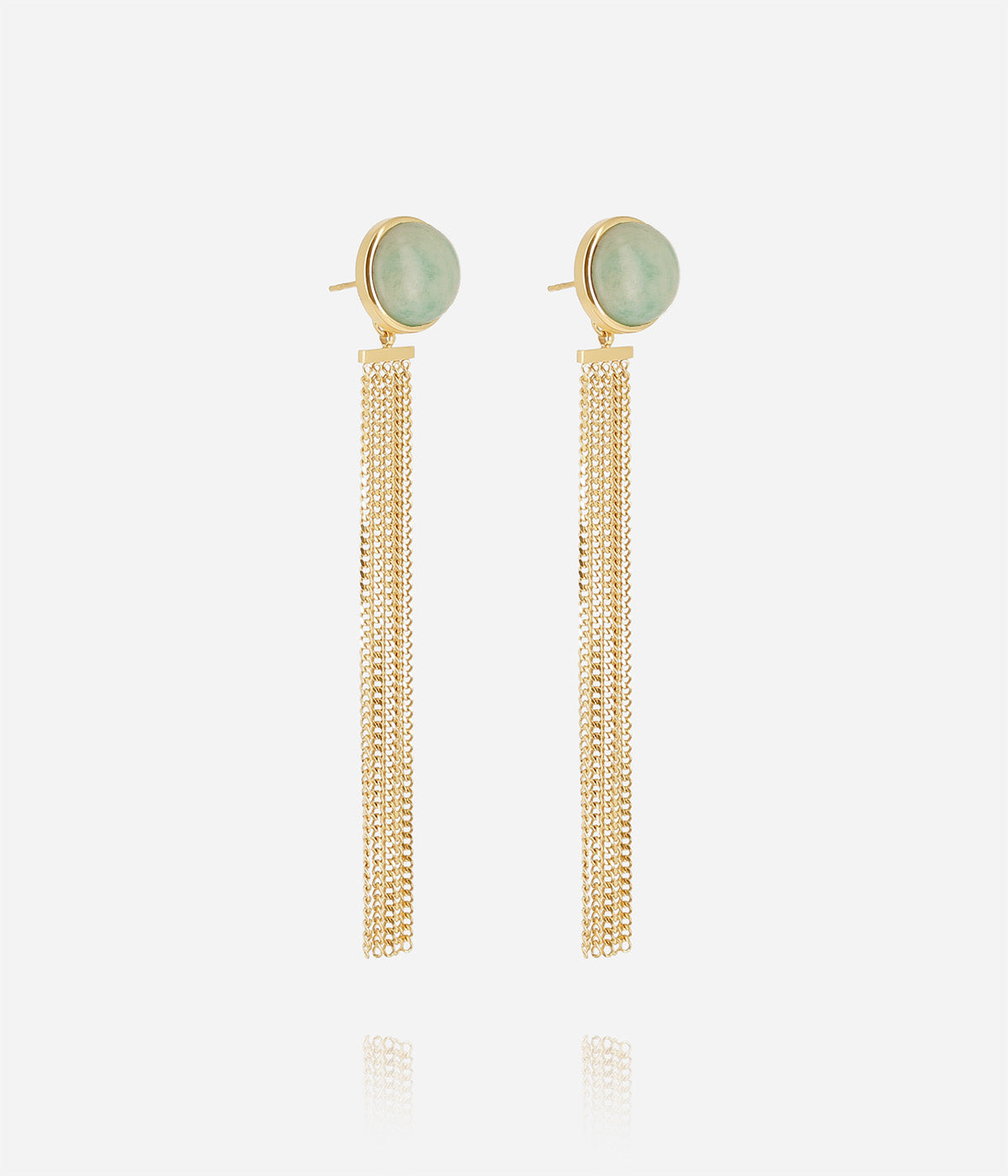 Boucles d'oreilles Medusa (Acier doré)