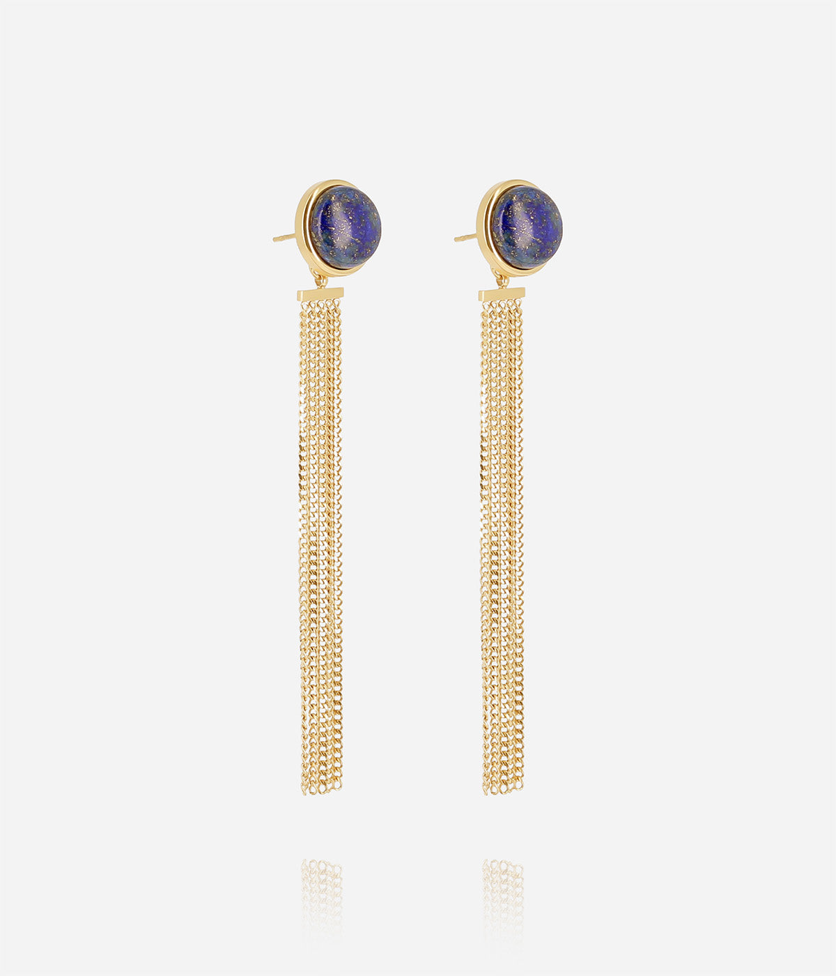 Boucles d'oreilles Medusa (Acier doré)