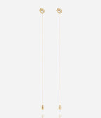 Boucles d'oreilles Halley (Acier doré)