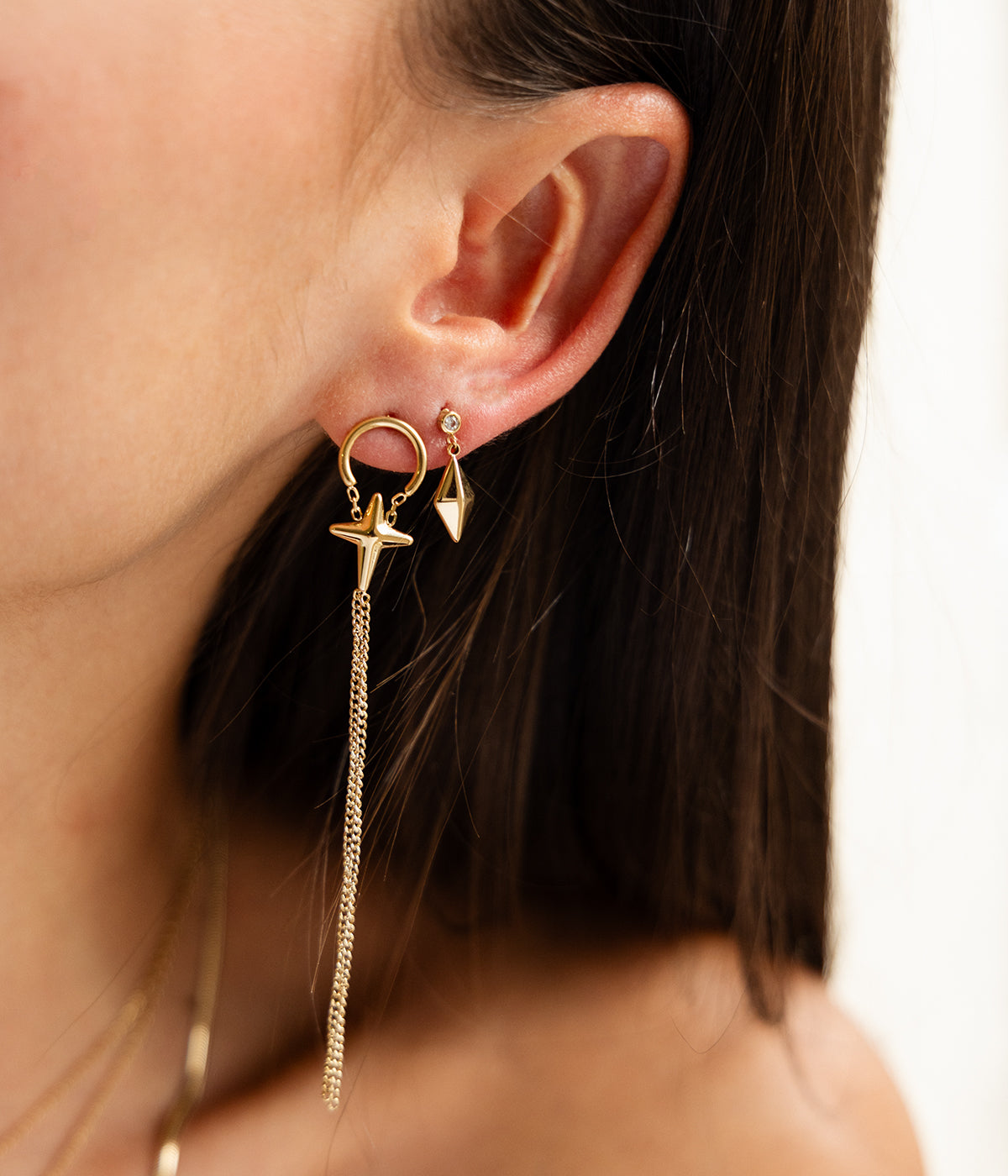 Boucles d'oreilles Montresta (Acier)