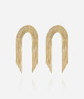 Boucles d'oreilles Giave (Acier doré)