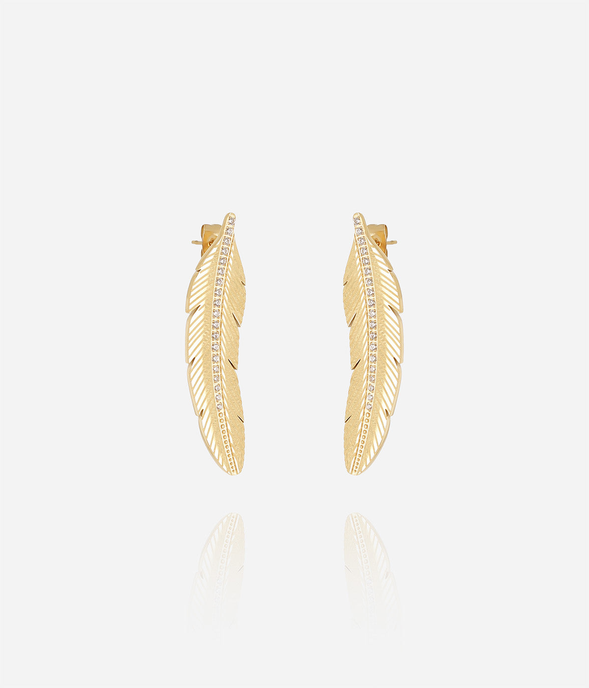 Boucles d'oreilles Badesi (Acier doré)