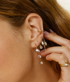 Boucles d'oreilles Molfetta (Acier doré)