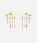 Boucles d'oreilles Cutro (Acier doré)