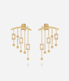 Boucles d'oreilles Siderno (Acier doré)