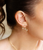 Boucles d'oreilles Siderno (Acier doré)