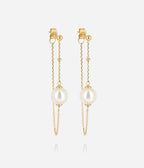 Boucles d'oreilles Tursi (Acier doré)