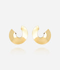 Boucles d'oreilles Albuq (Acier doré)