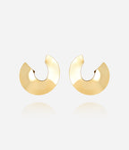 Boucles d'oreilles Albuq (Acier doré)