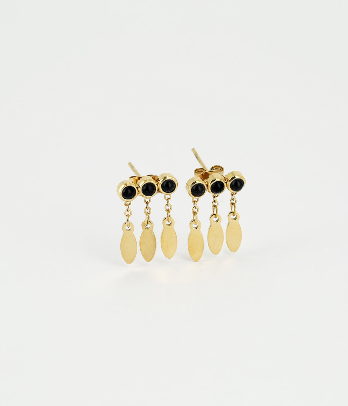 Boucles d'oreilles Navajo (Acier doré)