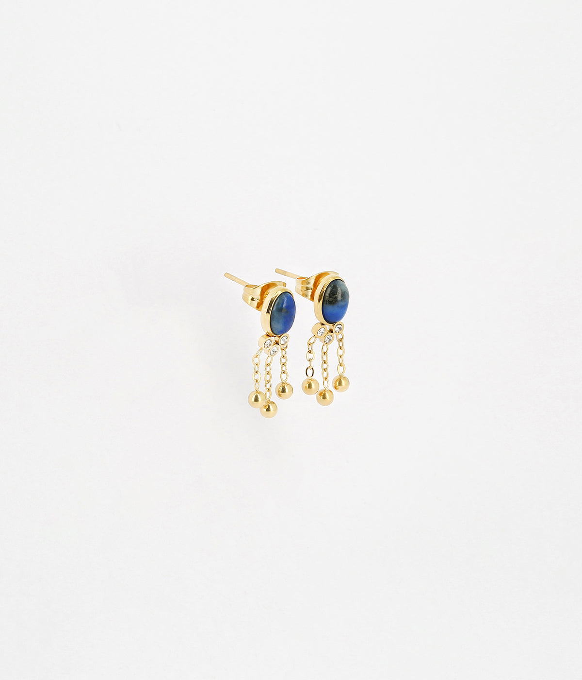 Boucles d'oreilles Séville (Acier doré)
