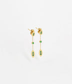 Boucles d'oreilles Leyva (Acier doré)