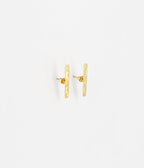 Boucles d'oreilles Ellis (Acier doré)