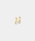 Boucles d'oreilles Holly (Acier doré)