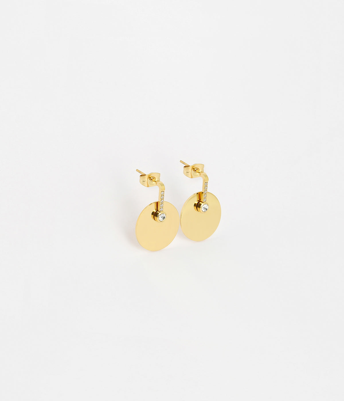 Boucles d'oreilles Anya (Acier doré)