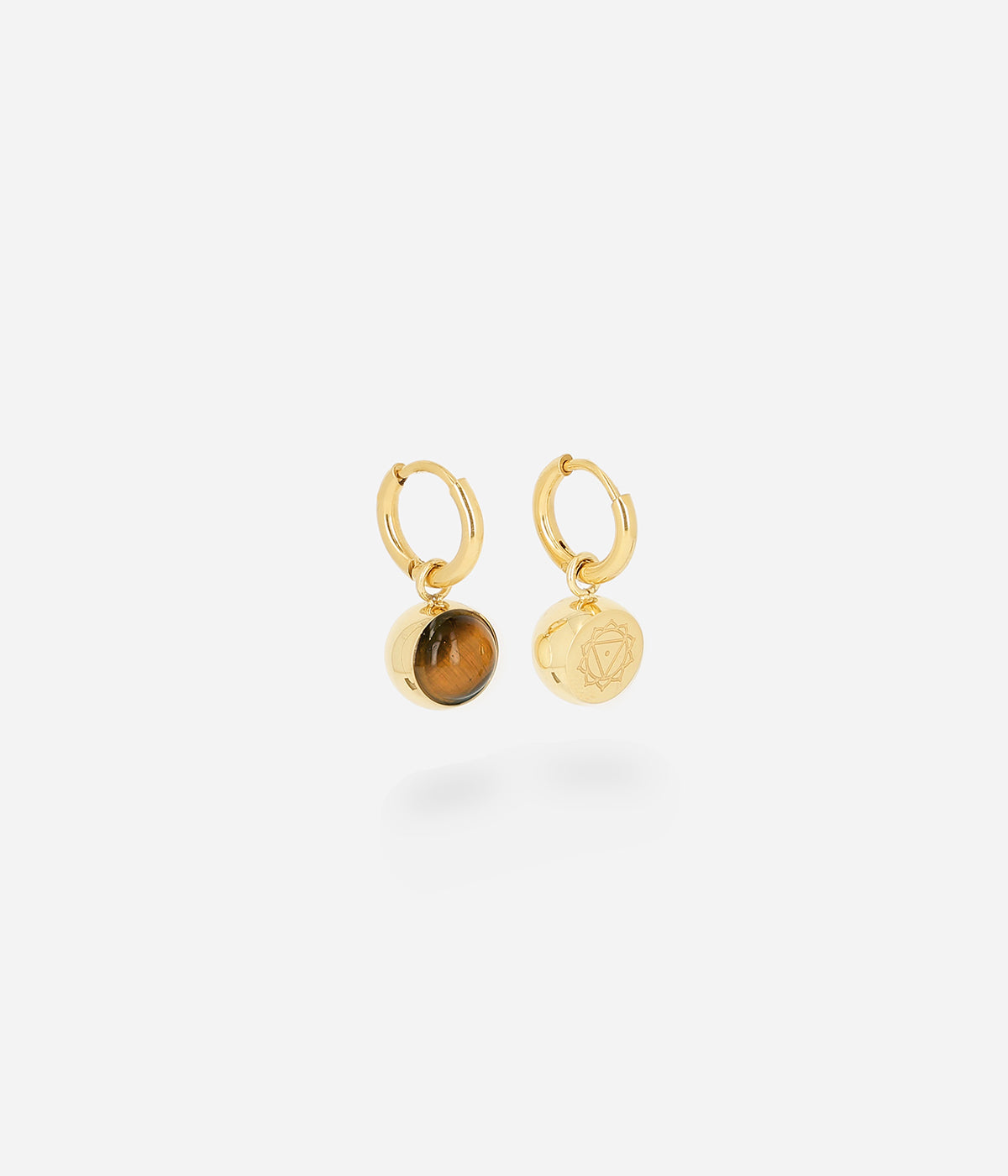 Boucles d'oreilles Finni (Acier doré)