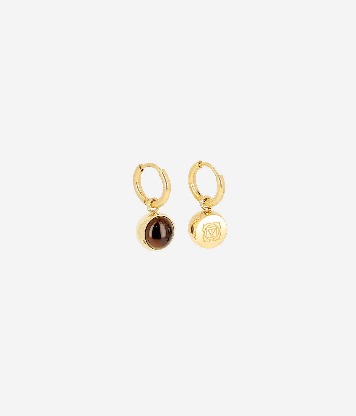 Boucles d'oreilles Finni (Acier doré)