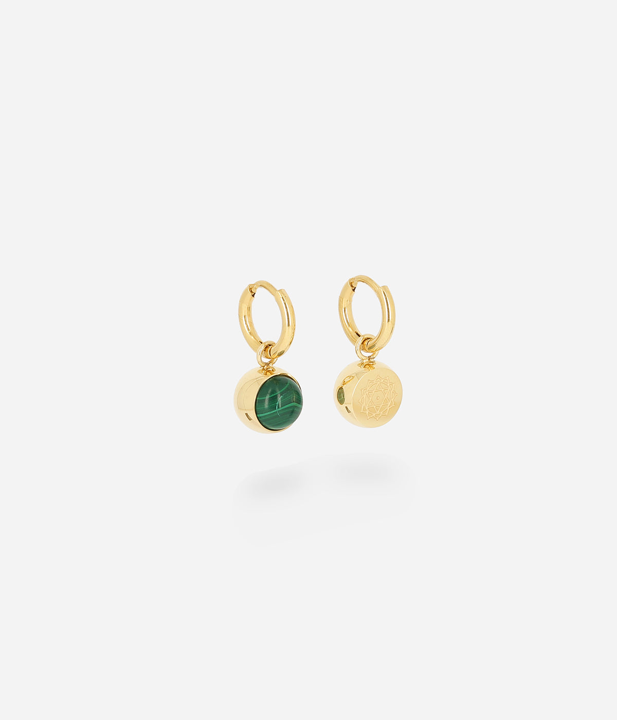 Boucles d'oreilles Finni (Acier doré)