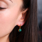 Boucles d'oreilles Finni (Acier doré)