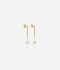Boucles d'oreilles Alee (Acier doré)