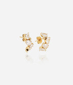 Boucles d'oreilles Cosia (Acier doré)