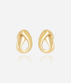 Boucles d'oreilles Magda (Acier doré)