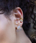 Boucles d'oreilles Anouk (Acier doré)