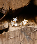 Boucles d'oreilles Cyrielle (Acier doré)