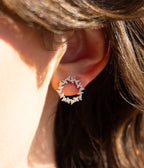 Boucles d'oreilles Juki (Acier doré)
