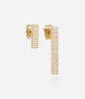 Boucles d'oreilles Cinzia (Acier doré)