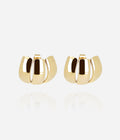 Boucles d'oreilles Aramaki (Acier doré)