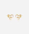 Boucles d'oreilles Galane (Acier doré)