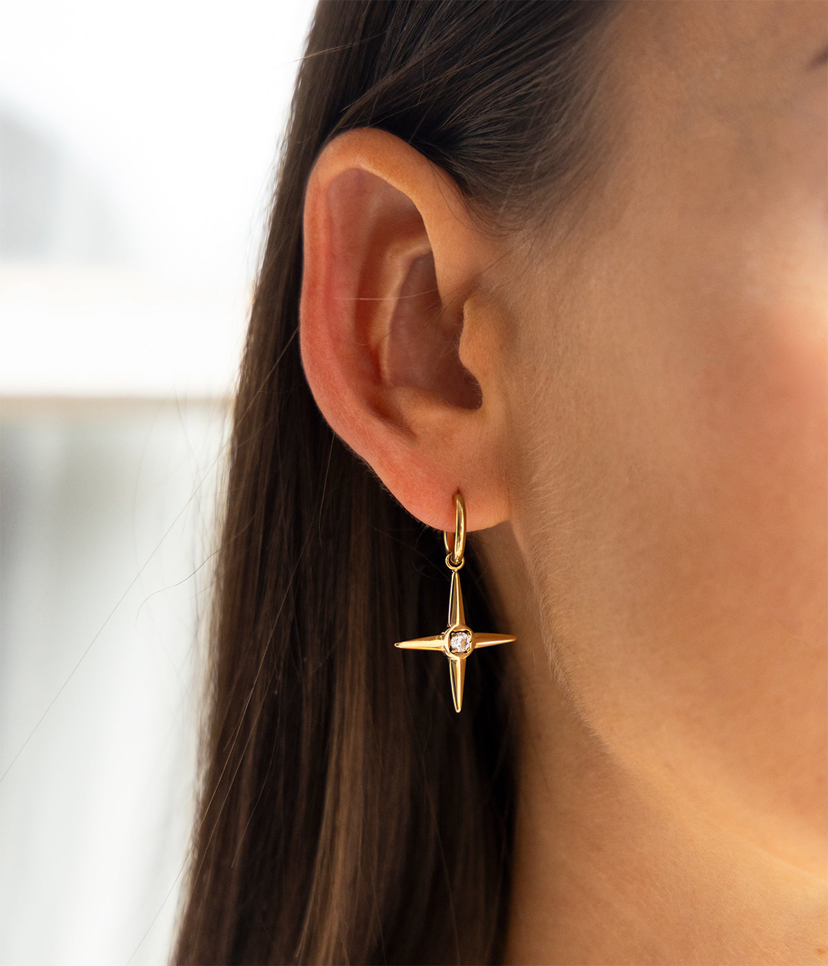 Boucles d'oreilles Isidore (Acier)