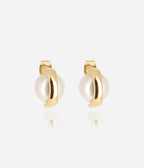 Boucles d'oreilles Cyrio (Acier doré)