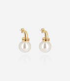 Boucles d'oreilles Elia (Acier doré)
