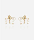 Boucles d'oreilles Strates (Acier doré)