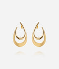 Boucles d'oreilles Quovadis (Acier doré)