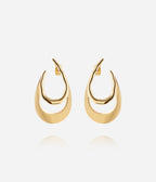 Boucles d'oreilles Quovadis (Acier doré)