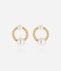 Boucles d'oreilles Marmaro (Acier doré)