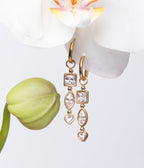 Boucles d'oreilles Ugento (Acier doré)
