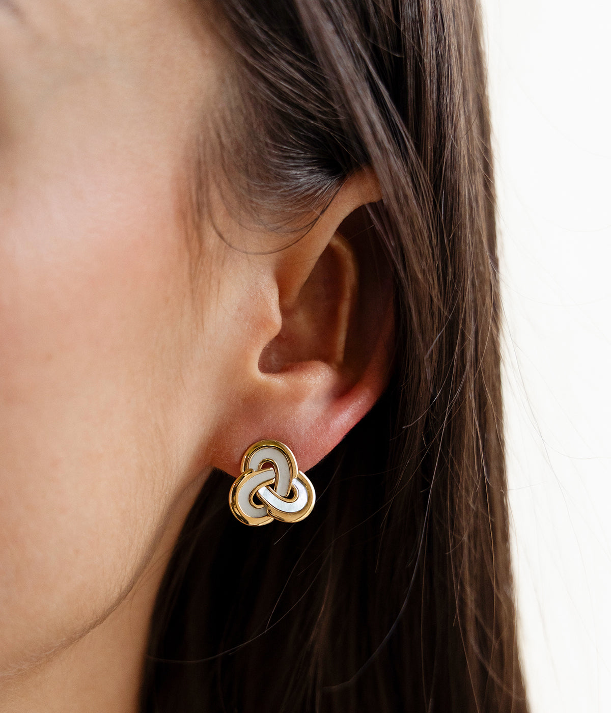 Boucles d'oreilles Tossilo (Acier doré)