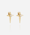 Boucles d'oreilles Sindia (Acier doré)