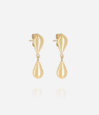 Boucles d'oreilles Milazzo (Acier doré)