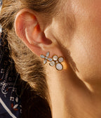 Boucles d'oreilles Bonaita (Acier doré)