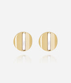 Boucles d'oreilles Luras (Acier doré)
